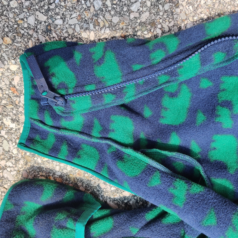 Baby's teal waterproof lined snowsuit - Picture 8 of 14